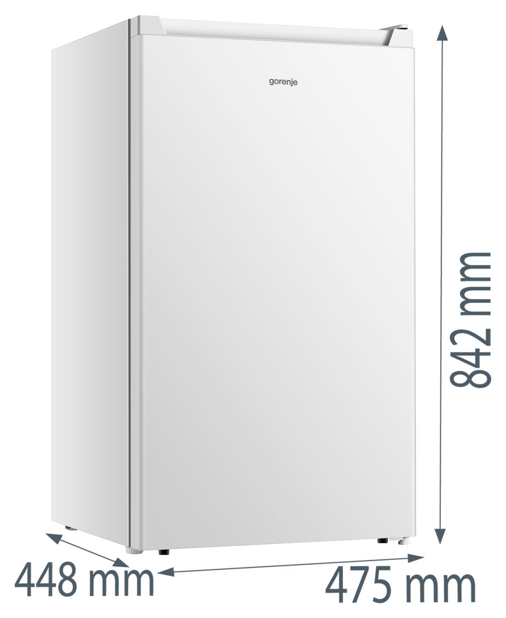 RB39EPW4 82 l / 75 l Tischkühlschrank EEK: E 125 kWh Jahr  (Weiß) 