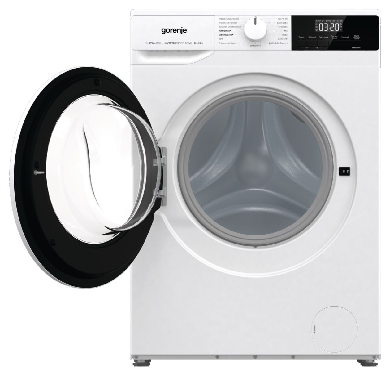 W3D2A854ADPS/DE 8 kg 5 kg Kondensations Waschtrockner 1400 U/min 