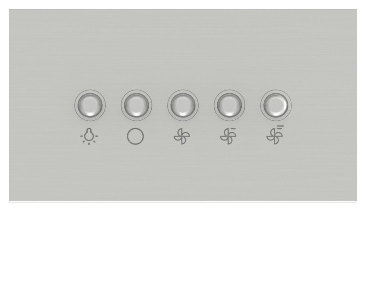 WHU629ES/S Abluft/Umluft Dunstabzugshaube/Esse Unterbau 60 cm (Silber) 