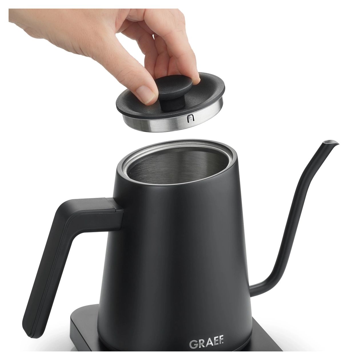 GK502 0,9 l Wasserkocher 1200 W  (Schwarz) 