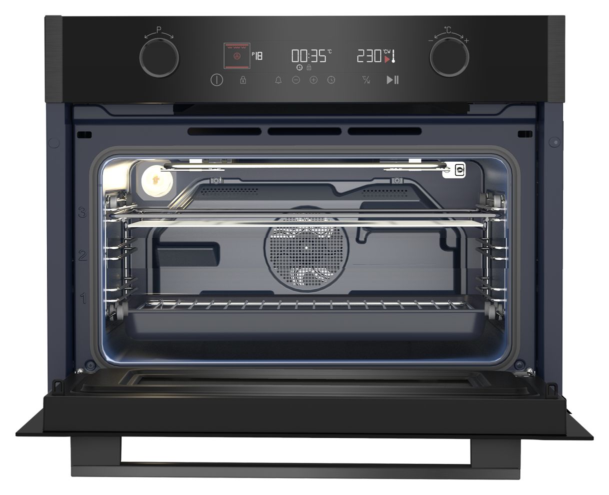 GEKW19400DX Einbaubackofen 48 l Mikrowelle 