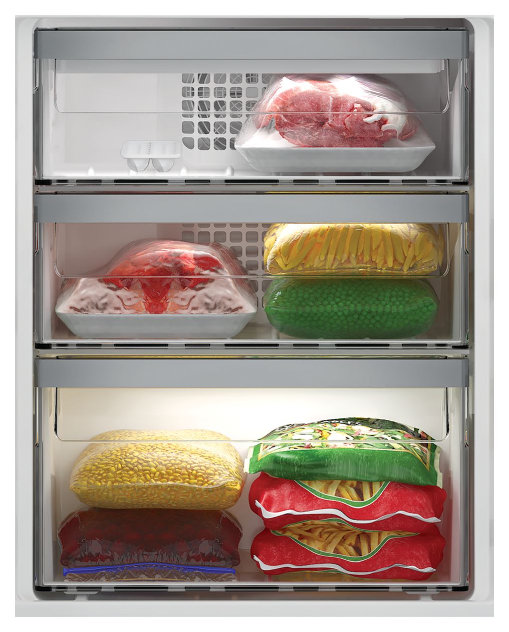 GKNI25752FN 125 l / 72 l Einbau Kühl-/Gefrierkombination 204 kWh NoFrost 