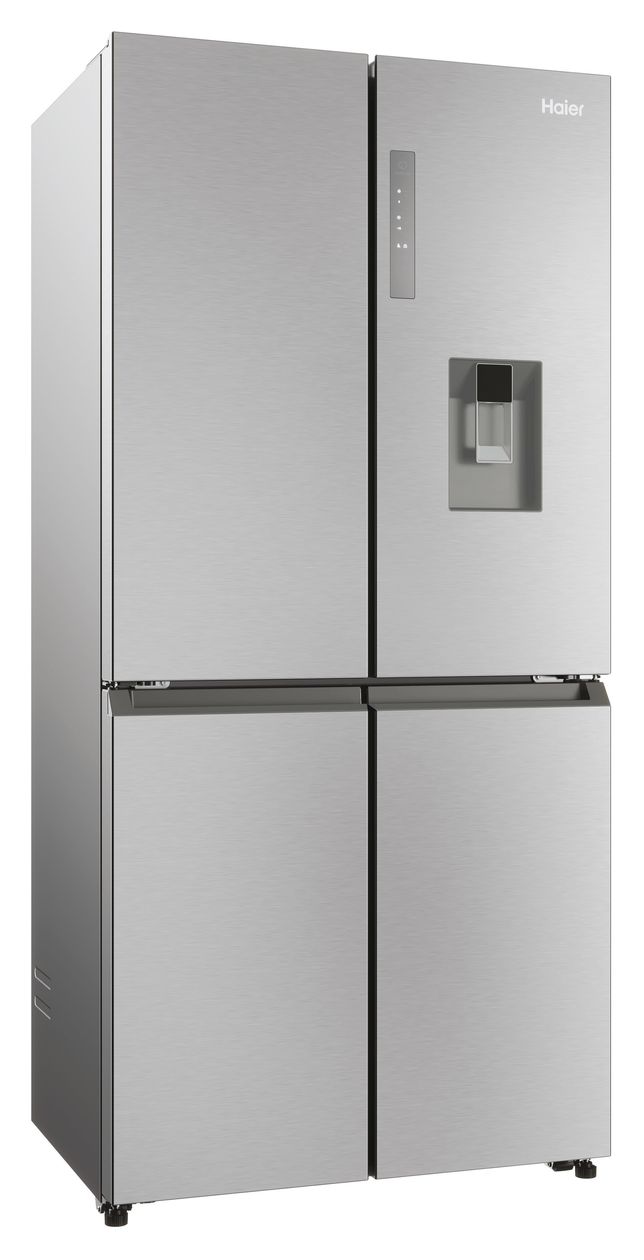 HCR3818EWMM Side-by-Side Kühl-/ Gefrierkombination 307 l / 156 l 290 kWh NoFrost 1815 mm x 833 mm  (Platin, Edelstahl) 