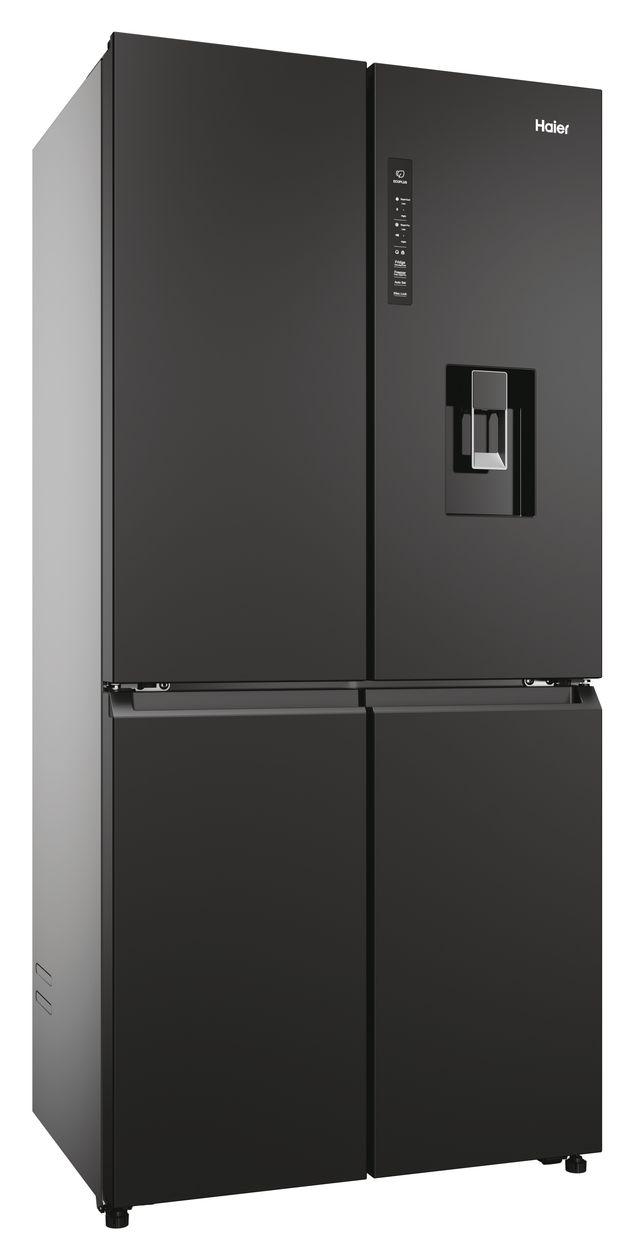 HCR7818DWPT Side-by-Side Kühl-/ Gefrierkombination 307 l / 156 l 232 kWh NoFrost 1815 mm x 833 mm  (Schwarz) 