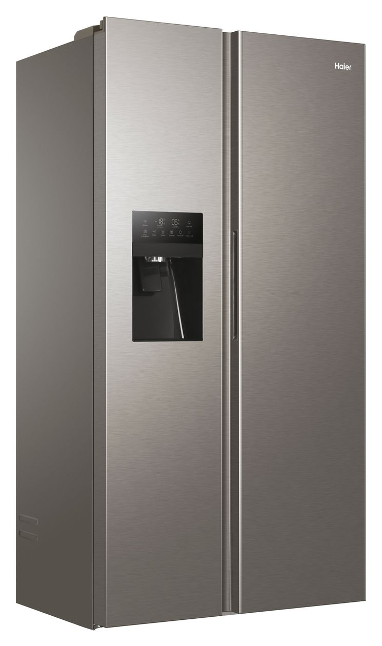 HSR3918FIMP Side-by-Side Kühl-/ Gefrierkombination 337 l / 178 l 393 kWh NoFrost 1775 mm x 908 mm  (Grau) 