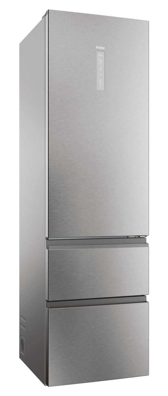 HTW5620DNMG 289 l / 125 l Kühl-Gefrierkombi freistehend NoFrost 226 kWh Jahr  (Silber) 