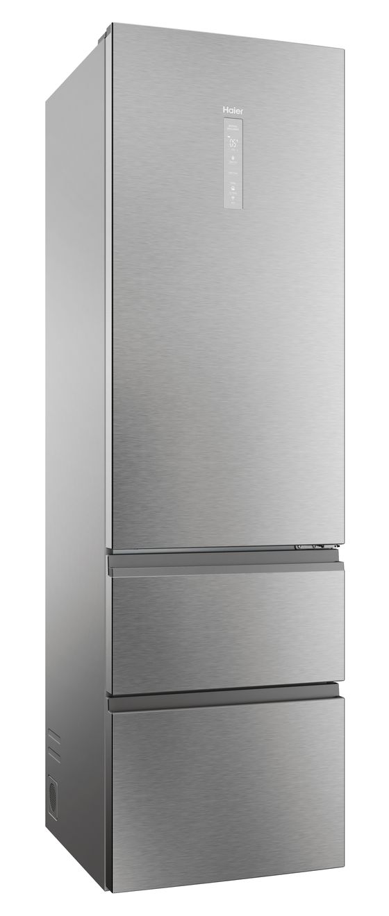 HTW7620ANMG 289 l / 125 l Kühl-Gefrierkombi freistehend NoFrost 120 kWh Jahr  (Edelstahl) 