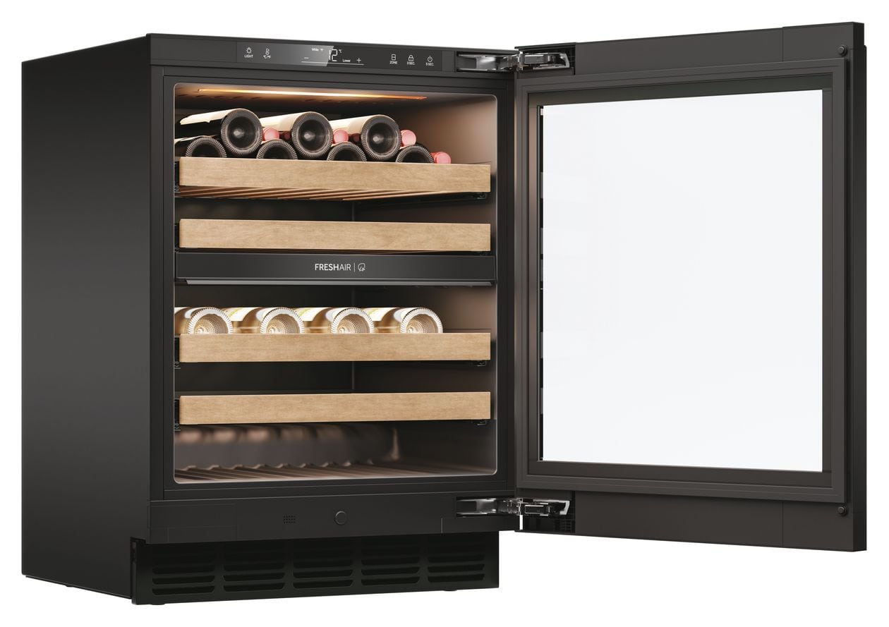 HUC44GDEH1 Weinkühler Integriert EEK: E 2 Zonen 44 Flasche(n) 