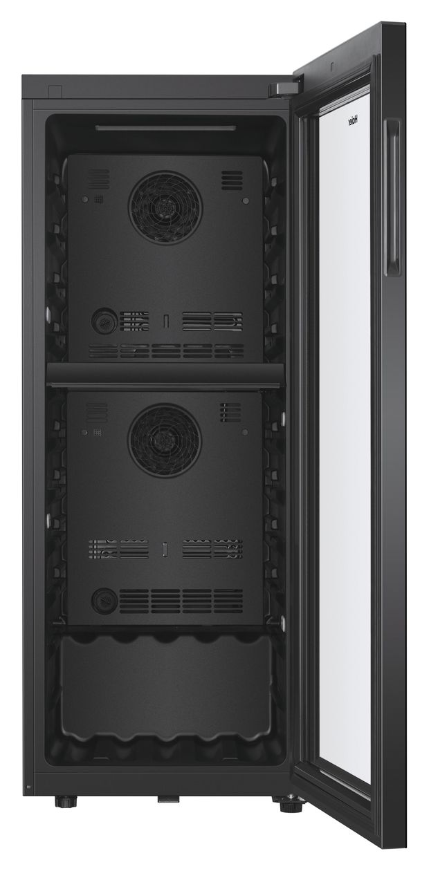 HWS79GDG Weinkühler Freistehend EEK: G 2 Zonen 79 Flasche(n) 