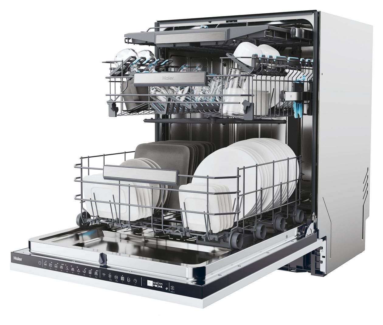 XI4A4M4PB 60 cm Geschirrspüler vollintegriert (ohne Front) Leise 14 Maßgedecke Kondensations 