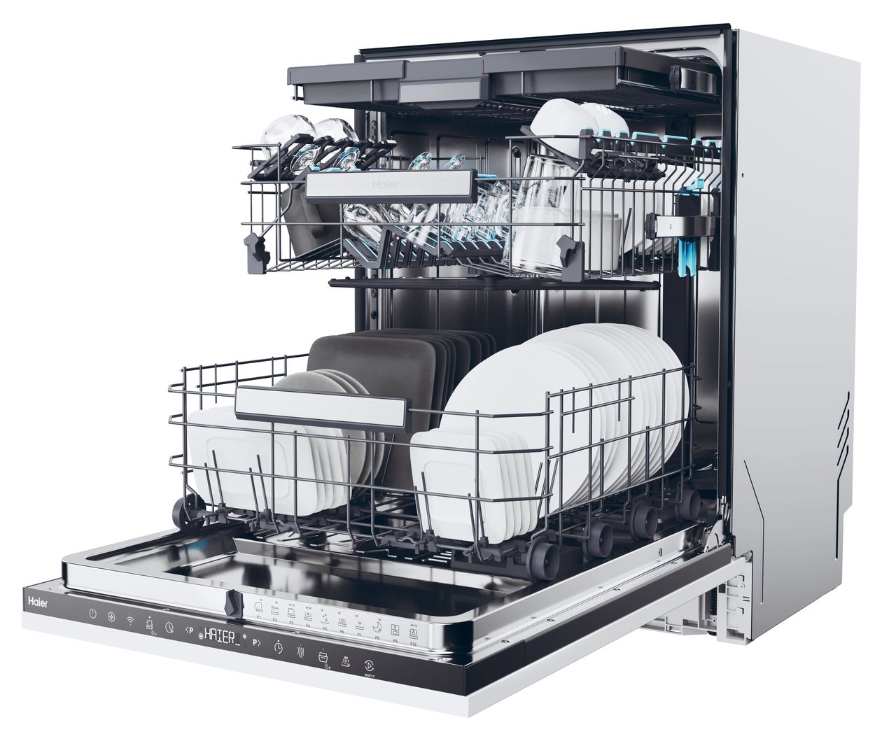 XI6B0S3FSB 60 cm Geschirrspüler vollintegriert (ohne Front) Sehr leise 16 Maßgedecke Kondensations 
