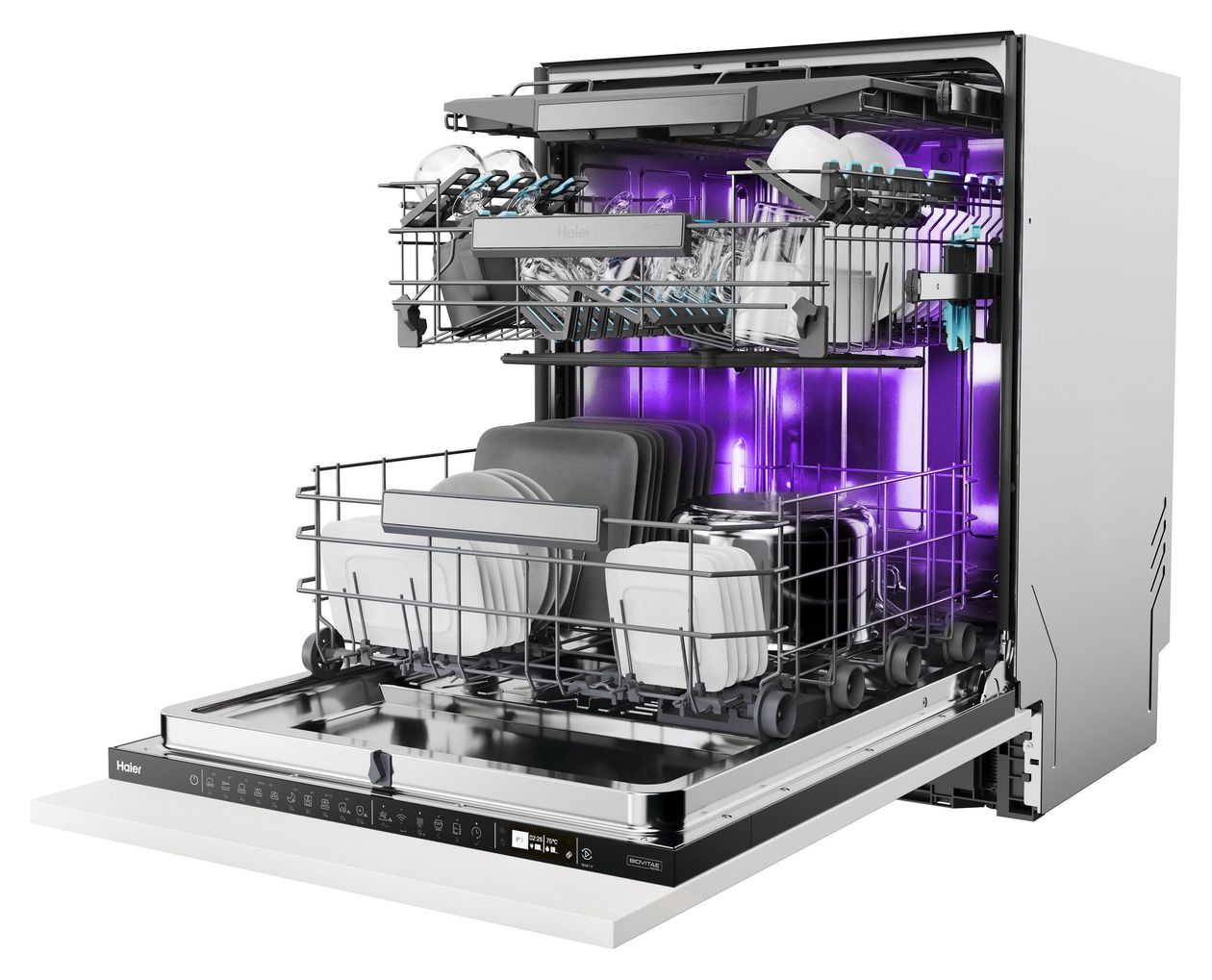 XS4A4M4BB 60 cm Geschirrspüler vollintegriert (ohne Front) Leise 14 Maßgedecke Kondensations 