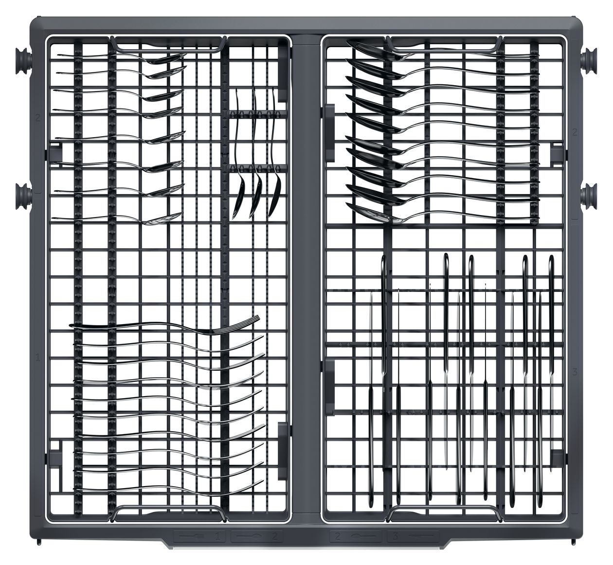 XS4B0M3SB-84 60 cm Geschirrspüler vollintegriert (ohne Front) Sehr leise 14 Maßgedecke Kondensations 