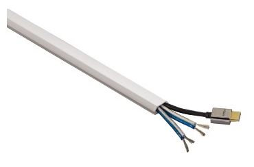00020571 PVC-Kabelkanal eckig, 100/2,1/1,0 cm 3 Stück 
