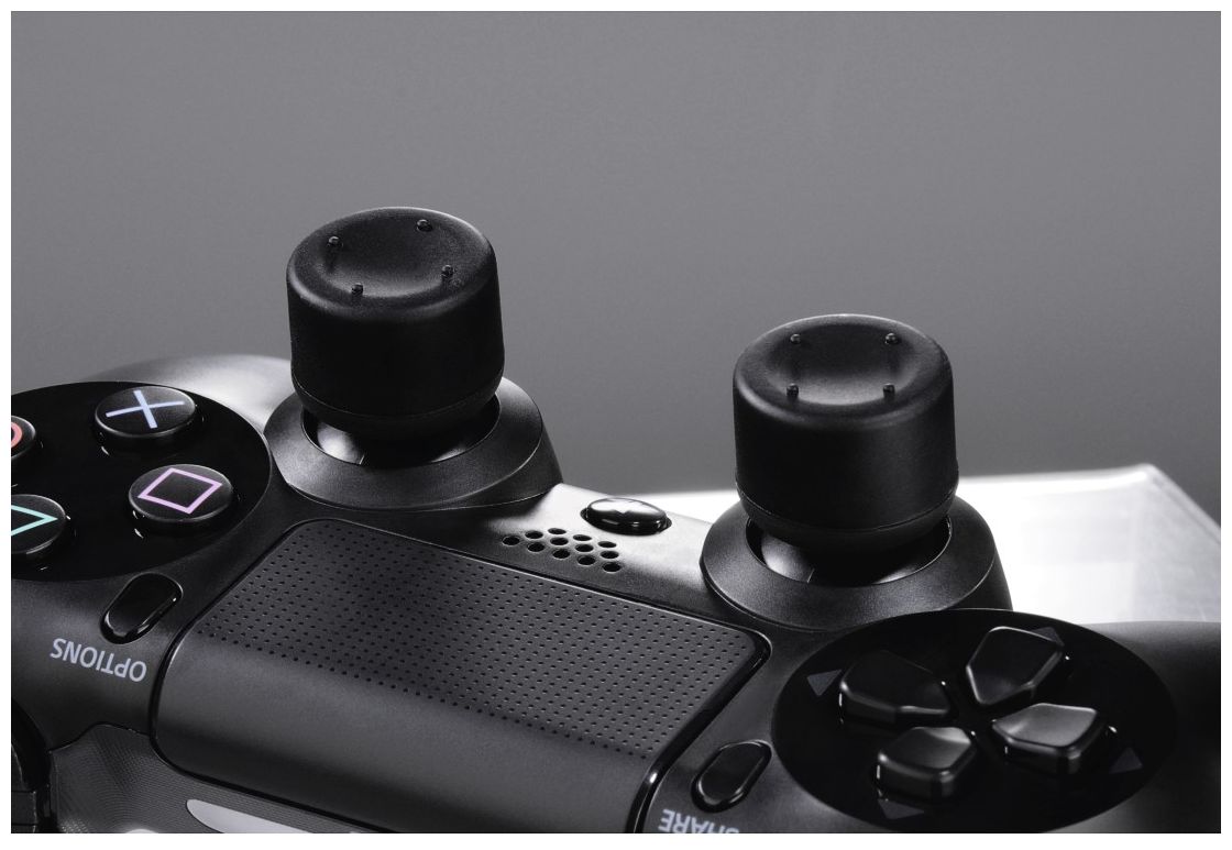 054475 Control-Stick-Aufsätze-Set 8in1 PlayStation 4 (Schwarz) 
