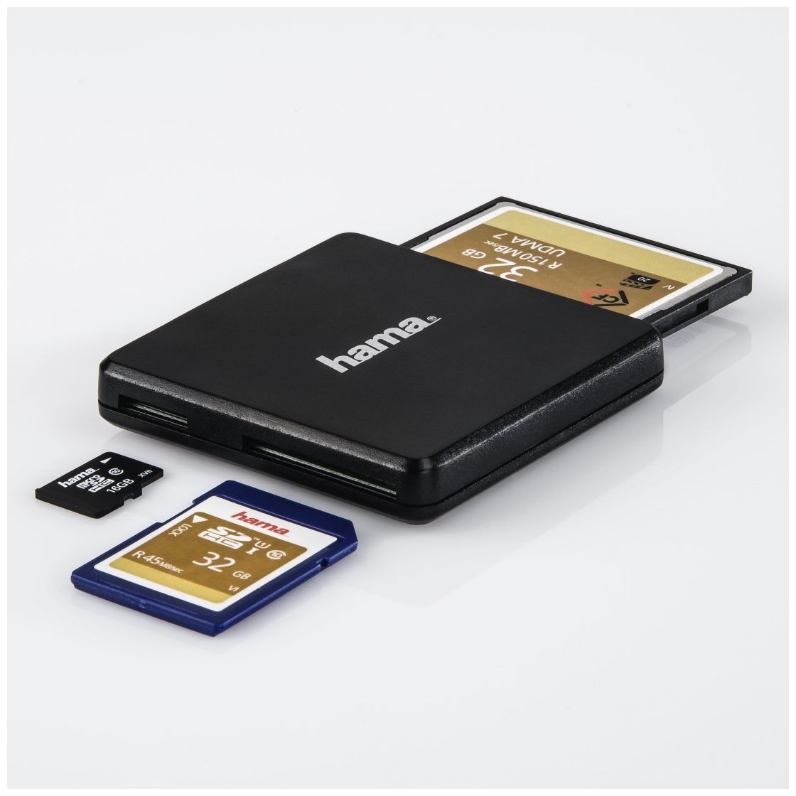 124022 USB-3.0-Multikartenleser SD/microSD/CF 