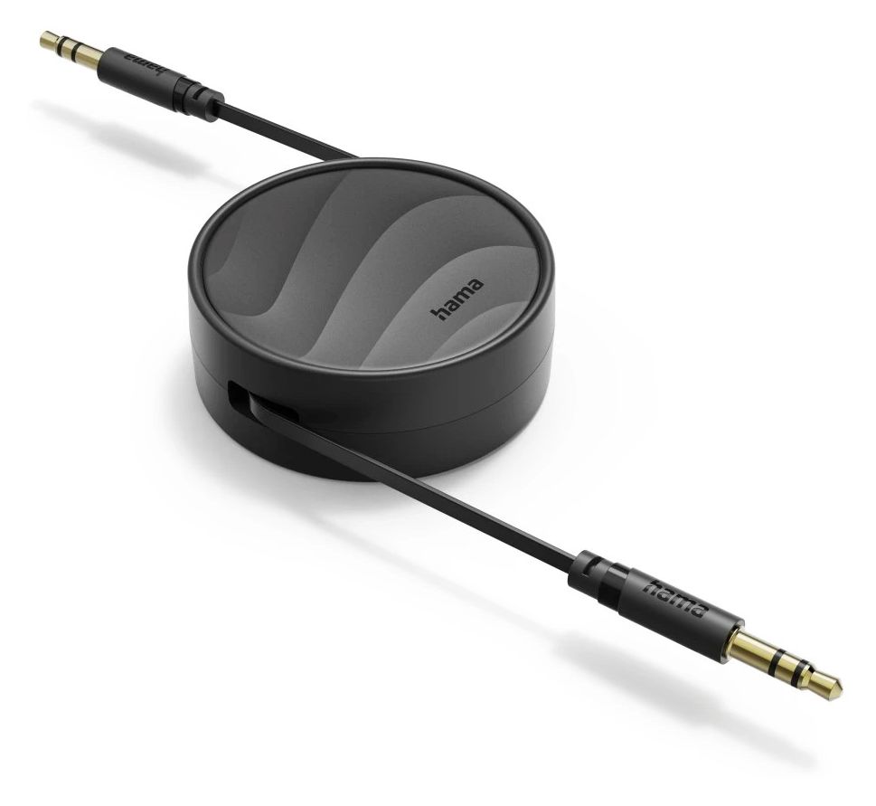 202041 Audio-Kabel Stecker 3,5 mm Klinke auf 3,5 mm Klinke 1,5 m  (Schwarz) 