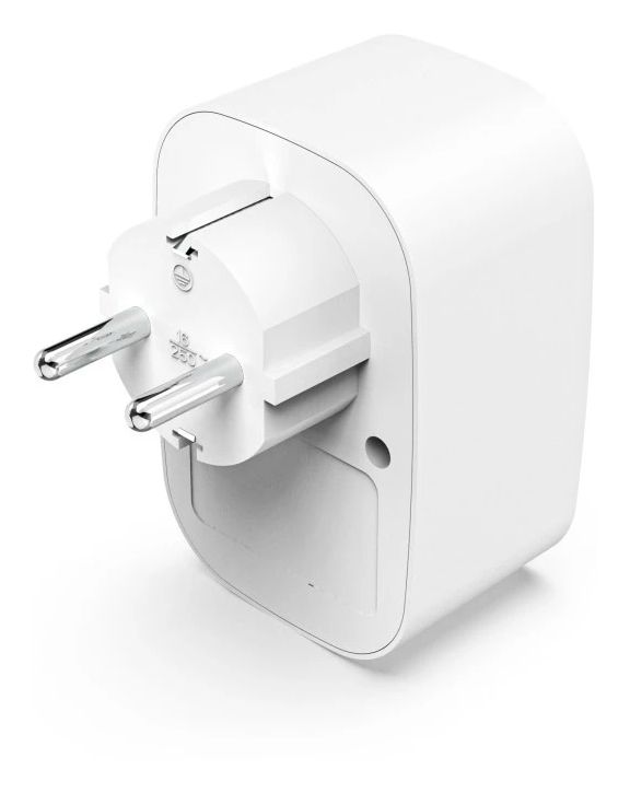 223344 Mehrfachstecker 3er f. Steckdose 1 USB-C PD 1 USB-A 1 Schutzkontakt 45 W  (Weiß) 