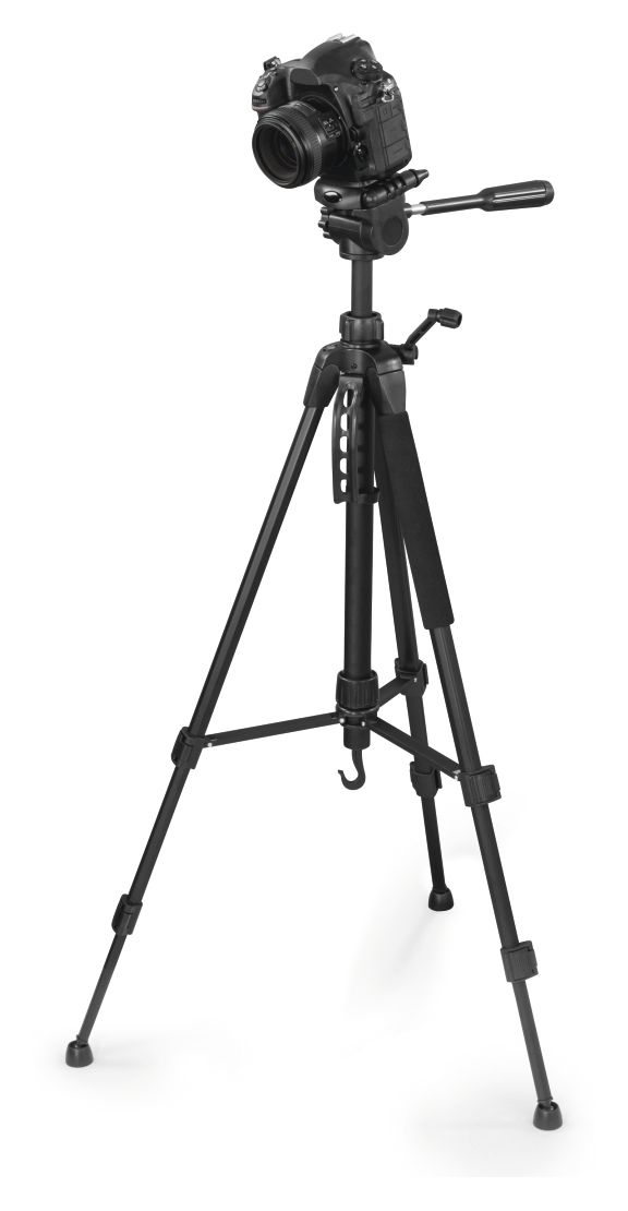 004491 Action Smart 165 3D 3 Bein(e) Stativ Smartphone-/Digital-Kamera  (Schwarz) 