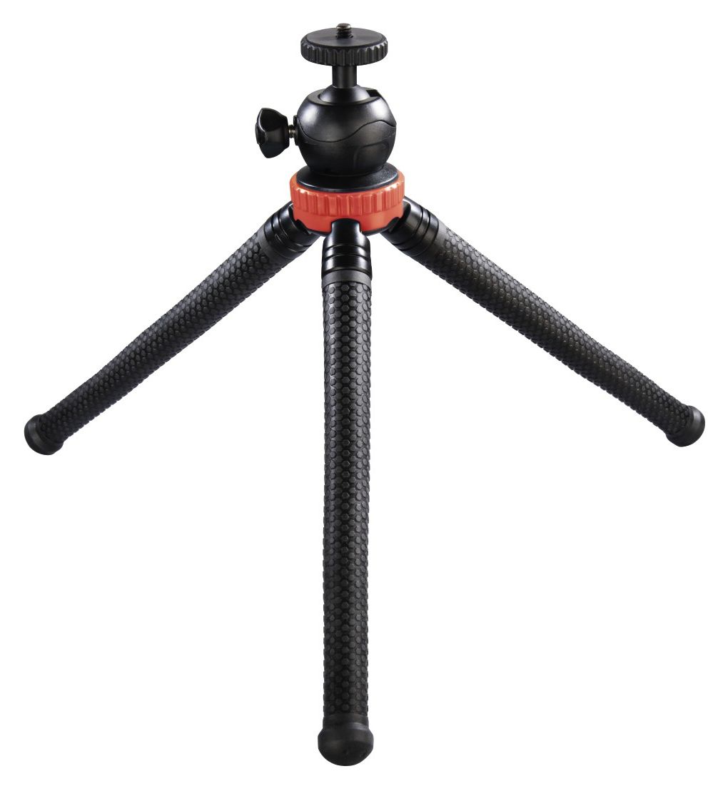 004608 FlexPro 3 Bein(e) Stativ Smartphone-/Action-Kamera  (Schwarz, Rot) 
