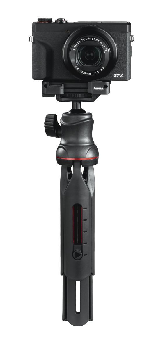 004635 Solid II 21B 3 Bein(e) Stativ Smartphone-/Digital-Kamera Bluetooth  (Schwarz, Rot) 