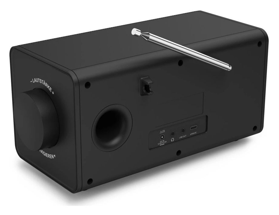 054260 DR1001 Bluetooth DAB, DAB+, FM Radio Persönlich  (Schwarz) 