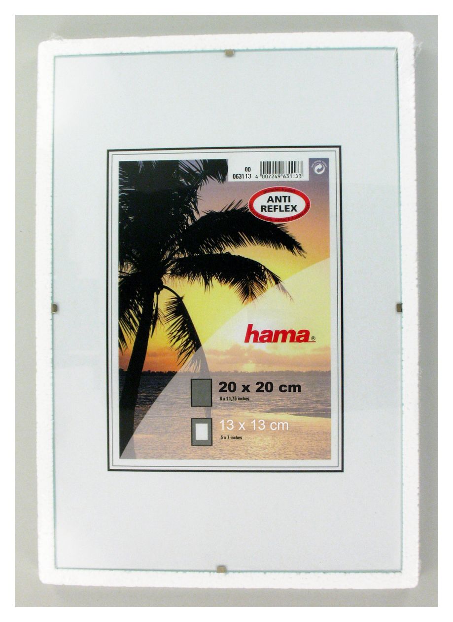 063113 Clip-Fix Rahmenloser Bildhalter 13 x 13 cm 