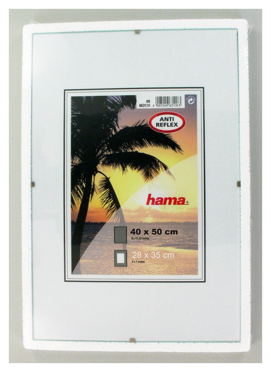 063136 Clip-Fix Rahmenloser Bildhalter 28 x 35 cm 