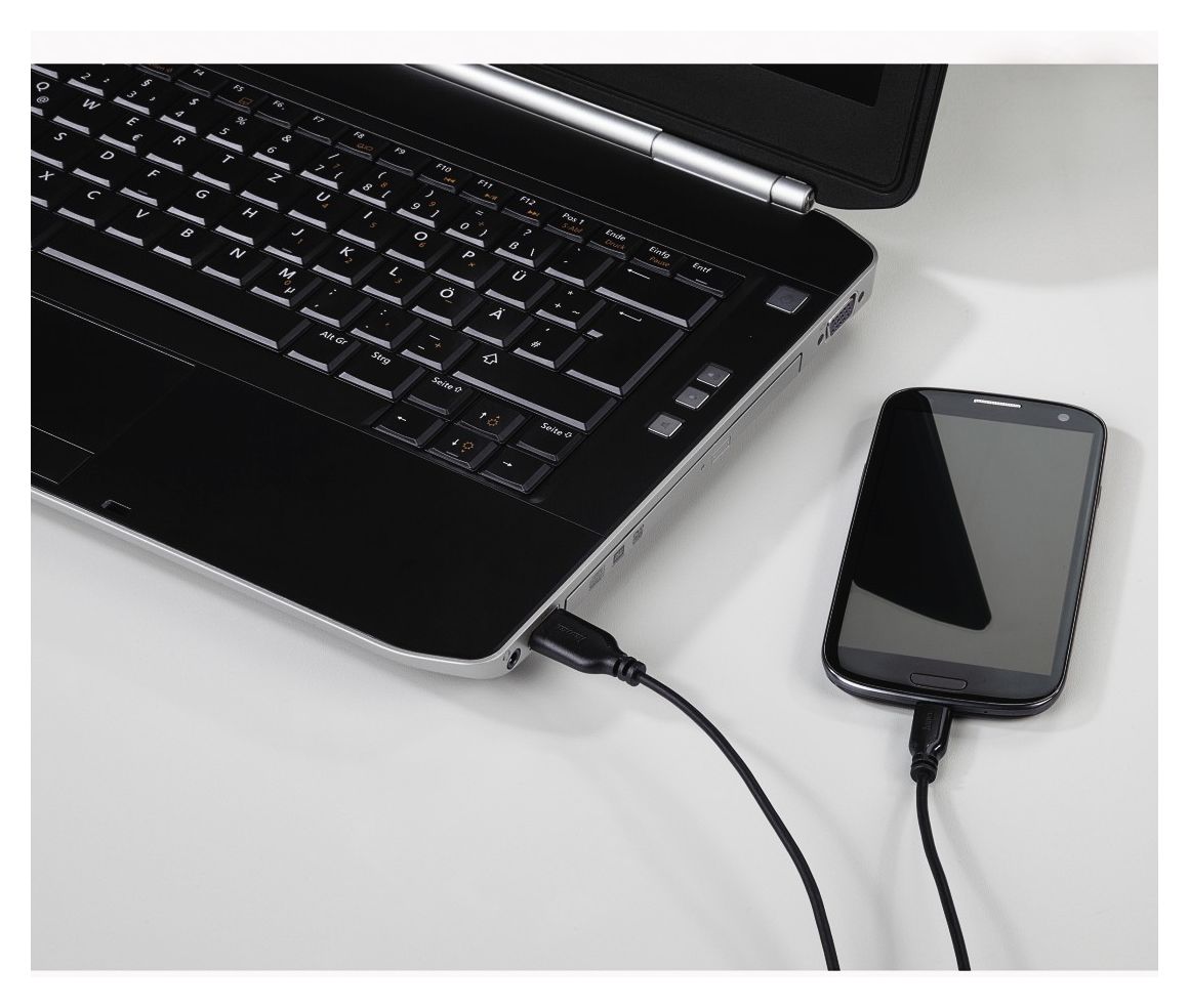 074251 0,48 Gbit/s USB A auf Micro-USB B Männlich 0,75 m  (Schwarz) 