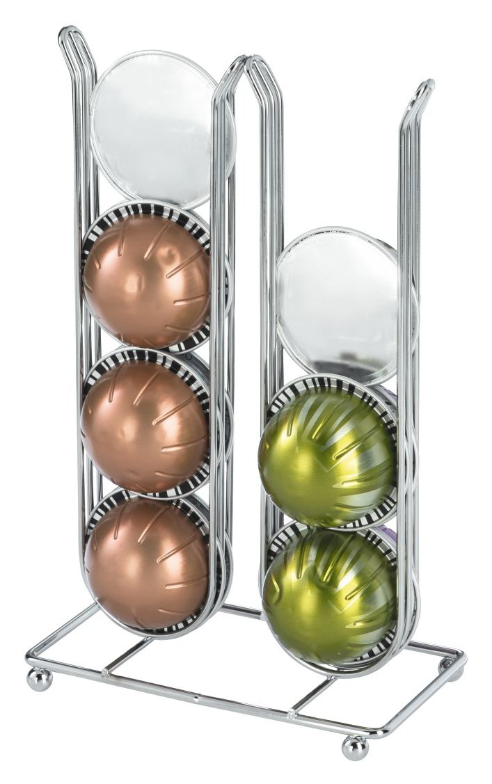 111227 Kaffee-Kapselständer Pilastro für Dolce Gusto 16 Kapseln   (Chrom) 