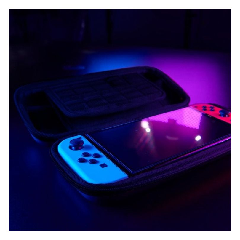 115518 Transporttasche Gaming-Controllergehäuse Nintendo Switch  (Schwarz, Grau) 