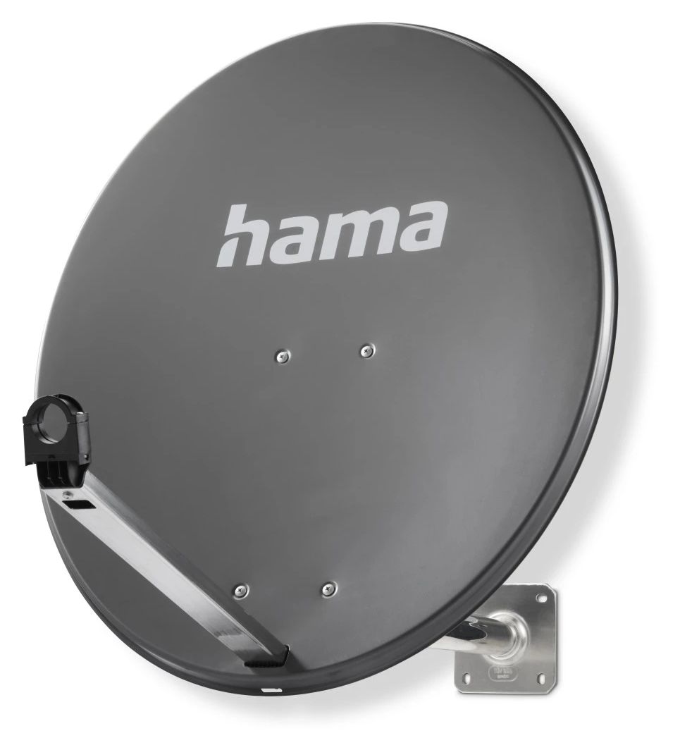 121780 80 cm Aluminium Sat-Spiegel  (Anthrazit) 