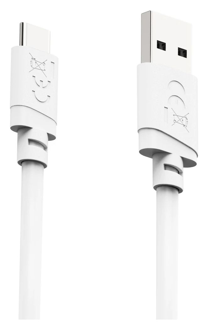 125151 0,48 Gbit/s Stecker Rundkabel USB A auf USB C 2 m  (Weiß) 