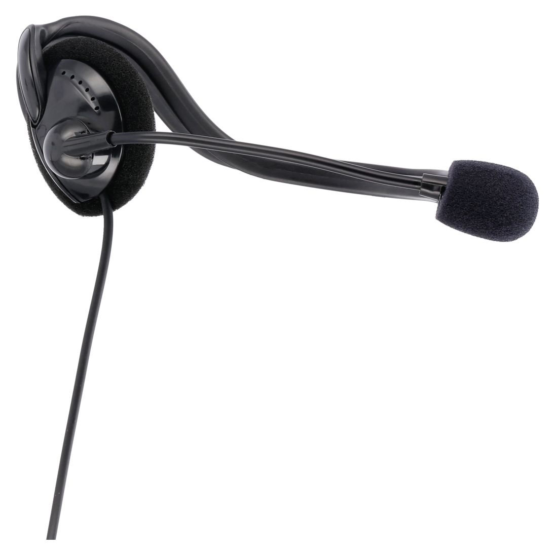 139920 NHS-P100 Ohraufliegender Kopfhörer Kabelgebunden  (Schwarz) 