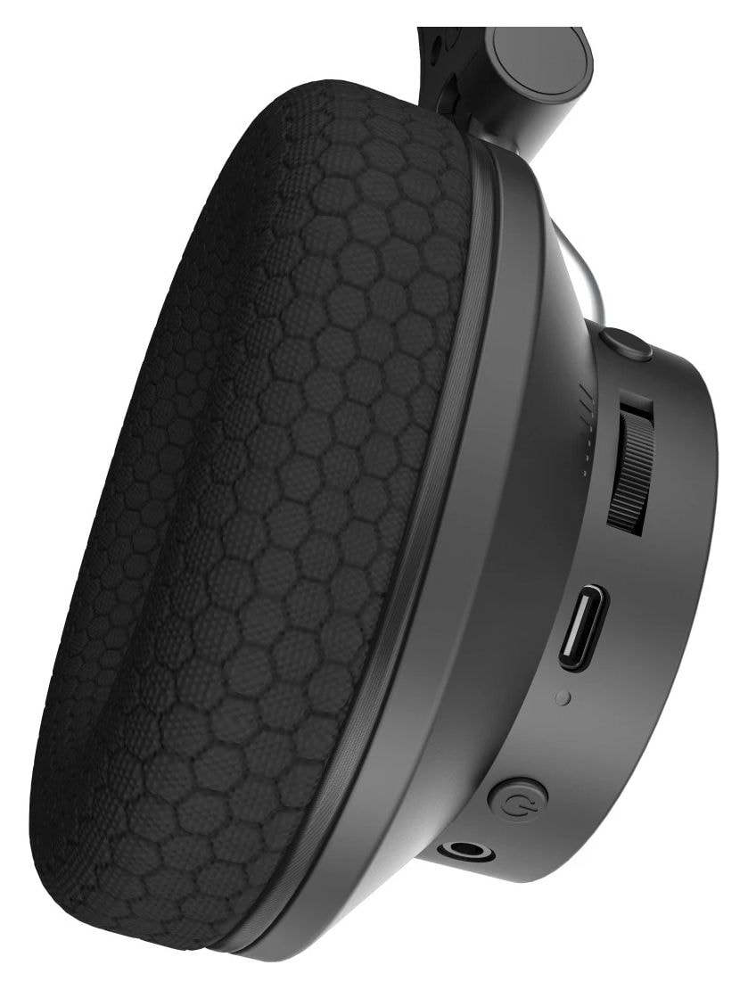 139940 BT-900 Over Ear Bluetooth Kopfhörer kabelgebunden&kabellos 24 h Laufzeit USB Typ-C  (Schwarz) 