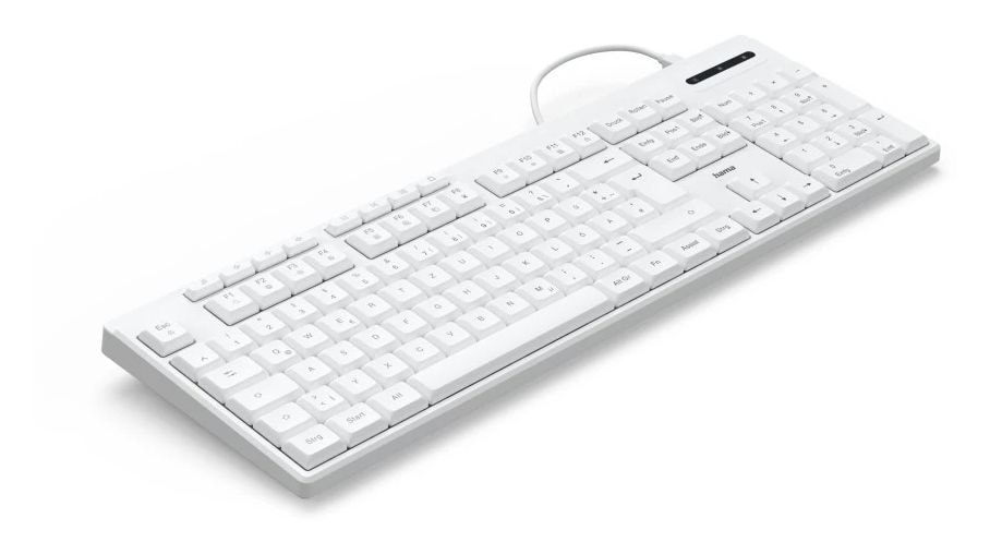 173053 CK-200 Heimbüro Tastatur USB  (Weiß) 