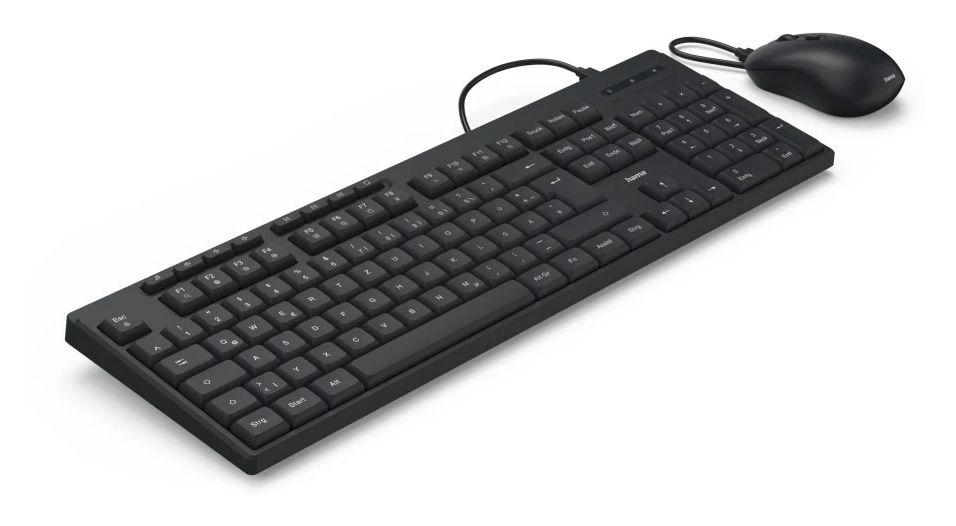 173054 CKM-200 Heimbüro Tastatur USB  (Schwarz) 