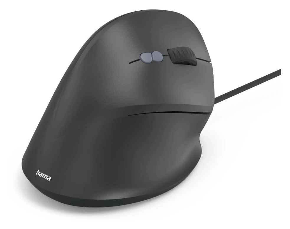 173086 ECM-500R 1800 DPI Büro Maus Optisch  (Schwarz) 