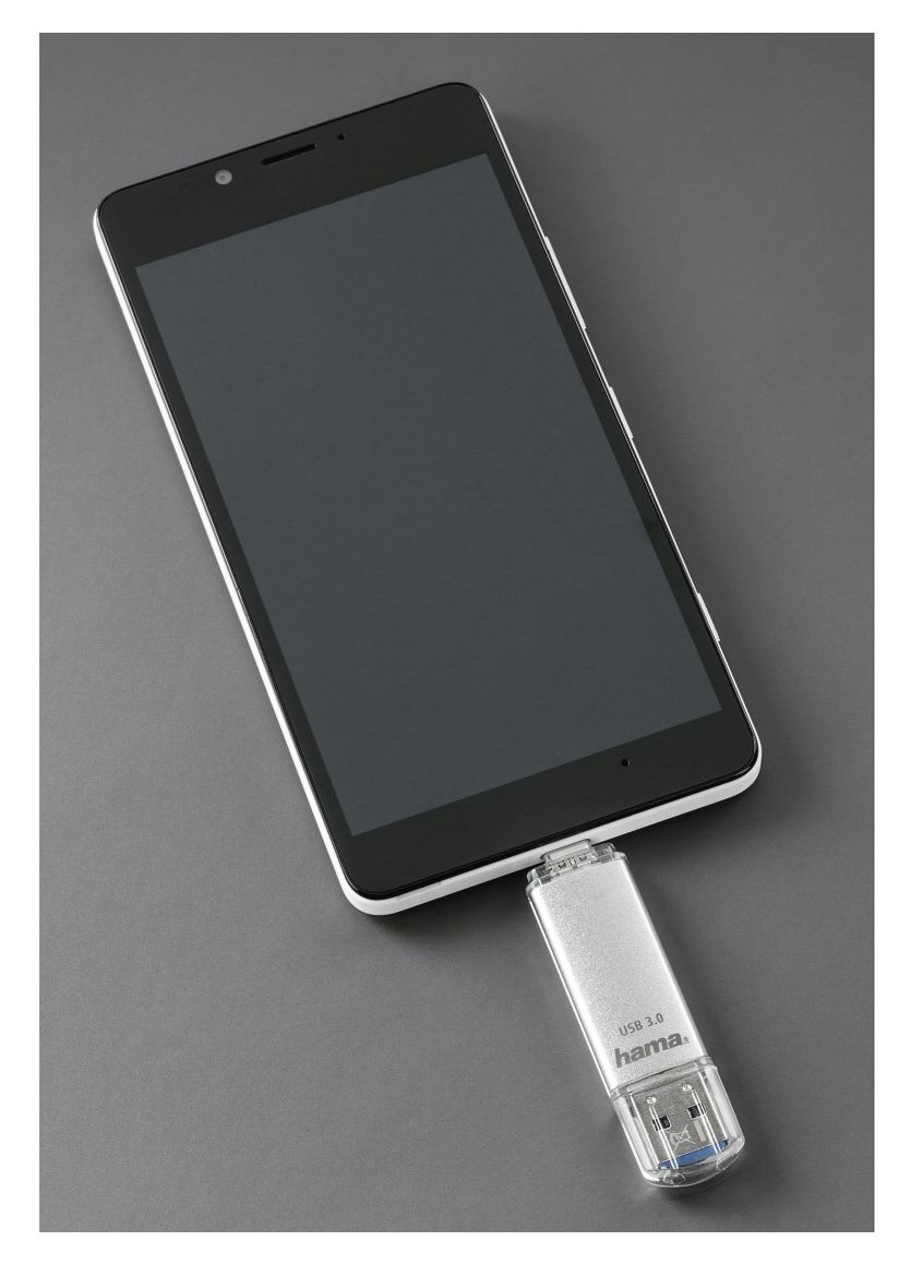 181073 C-Laeta USB Type-A / USB Type-C Stick 128 GB  (Silber) 