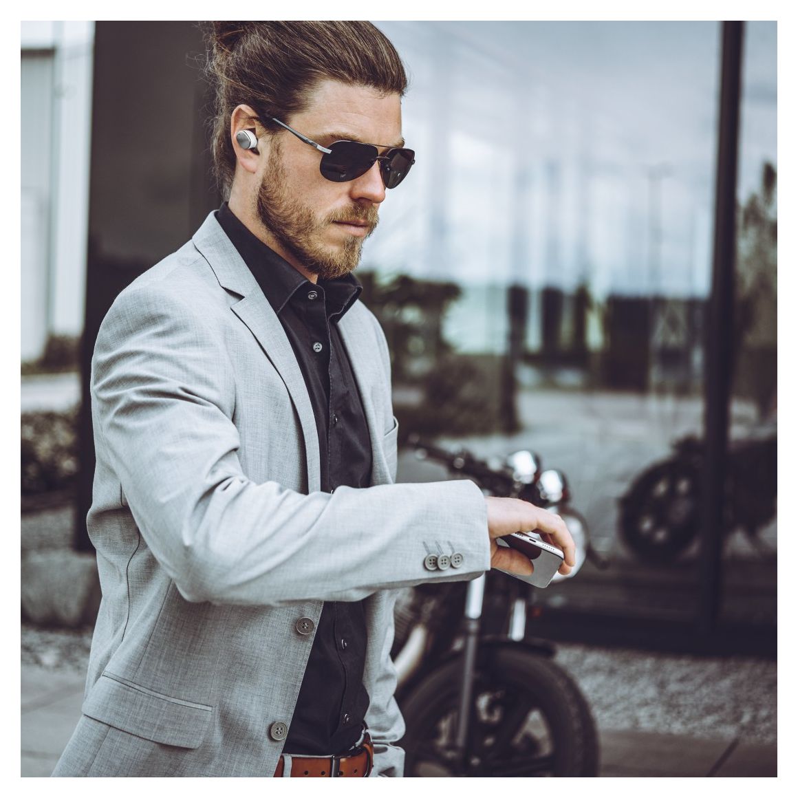 184109 Spirit Pure In-Ear Bluetooth Kopfhörer kabellos 5 h Laufzeit IPX5  (Weiß) 