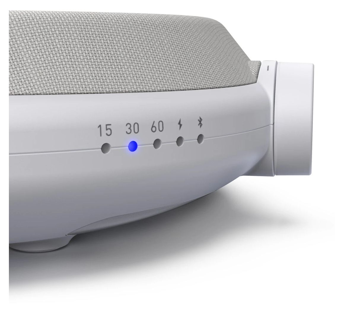 188244 Calm 3 W Bluetooth Lautsprecher Laufzeit bis 20 h  (Grau, Weiß) 