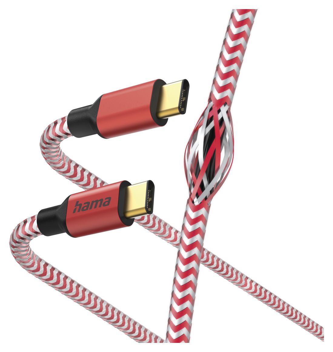 201560 Reflective 0,48 Gbit/s USB C auf USB C Männlich 1,5 m  (Rot) 