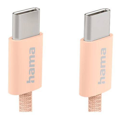 201727 Fabric 0,48 Gbit/s USB C auf USB C Männlich 1 m  (Orange) 