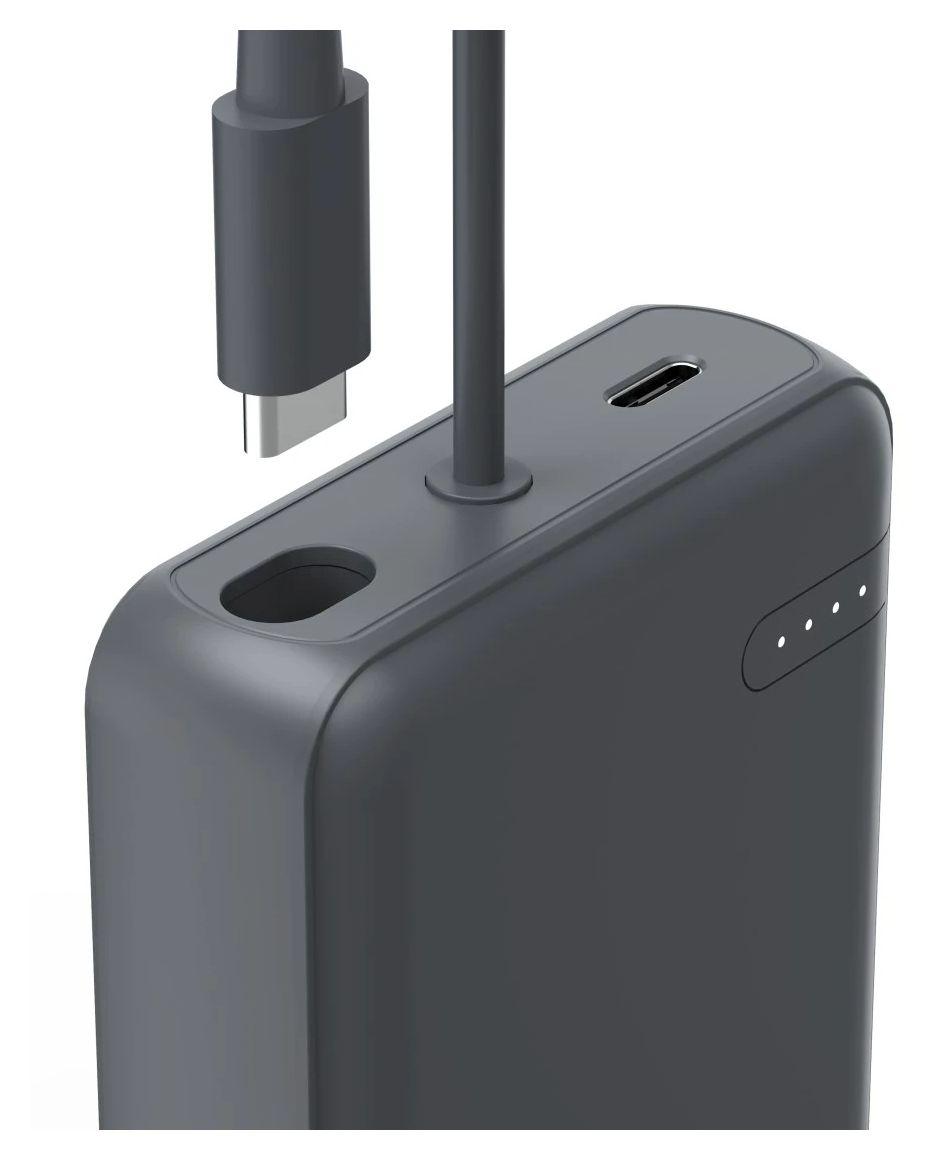 201739 Power Pack Travel 10000 mAh Powerbank USB Typ-C  (Anthrazit) 