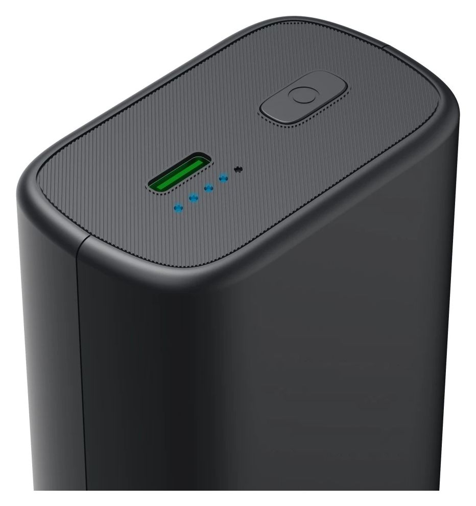 201768 Watch 10000 mAh Powerbank USB Typ-C  (Schwarz, Grau) 