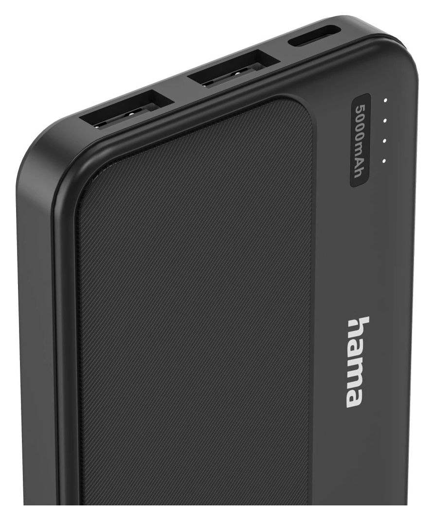 201769 Pocket 5 5000 mAh Powerbank USB Typ-C  (Anthrazit) 