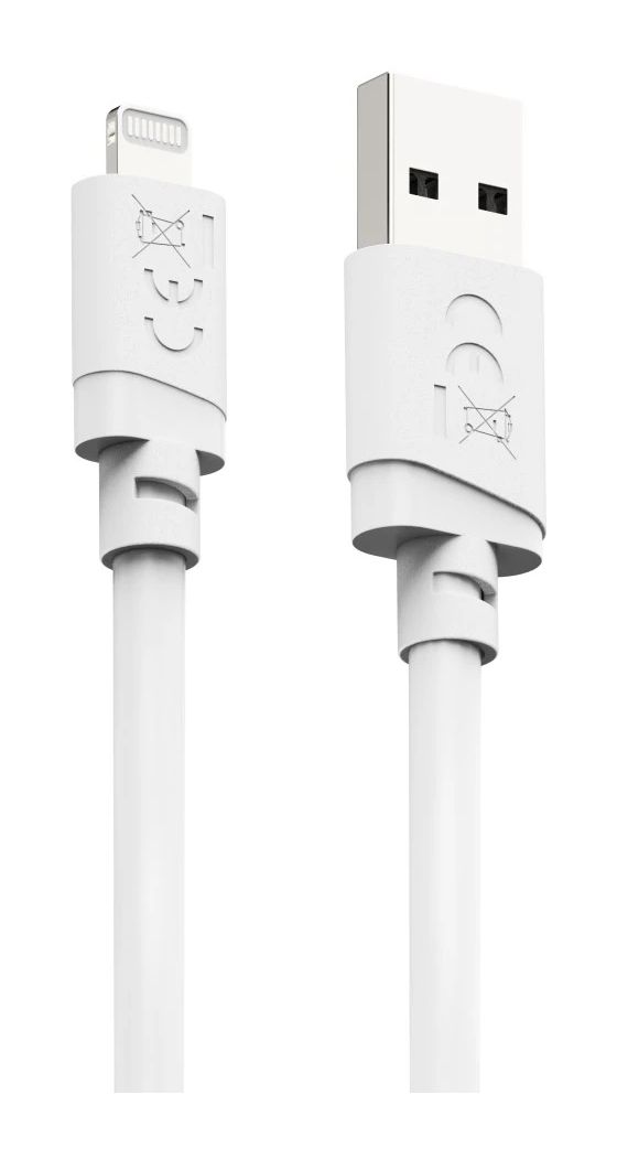 201801 Lightning auf USB A Männlich 2 m  (Weiß) 