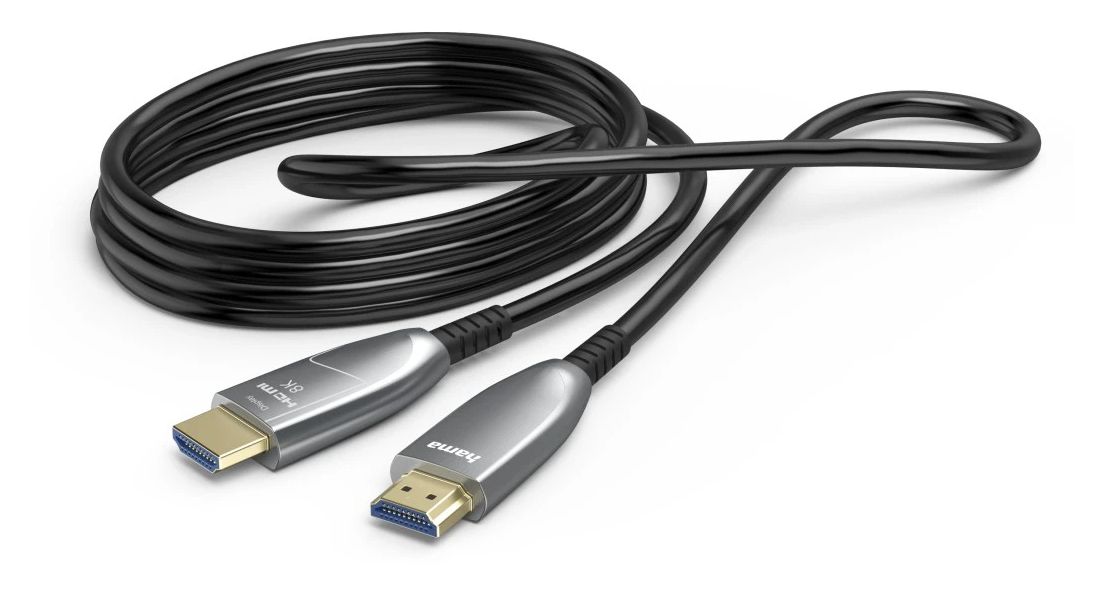 202036 48 Gbit/s Stecker Gerade HDMI auf HDMI Typ A (Standard) 15 m (Schwarz, Grau, Silber) 