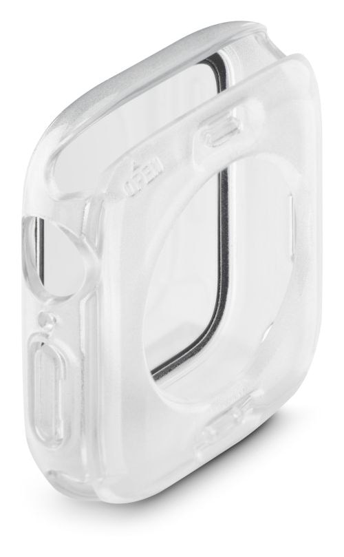 210919 Hülle Apple Watch 4/5/6/SE 1. Gen./SE 2. Gen (Schwarz, Transparent) 