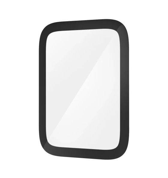 210968 Super Hybrid Displayschutz Apple Watch 11 (Schwarz, Transparent) 